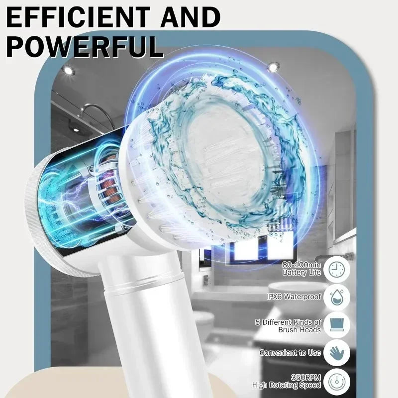 Escova de Limpeza - Multifuncional Inteligente - 5 em 1