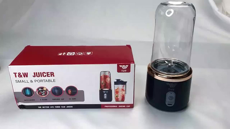 Conjunto de Liquidificador Portátil Elétrico - Carregamento USB